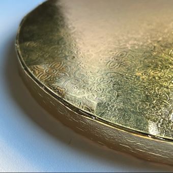 Picture of 12 INCH GOLD ROUND BOARD CAKE